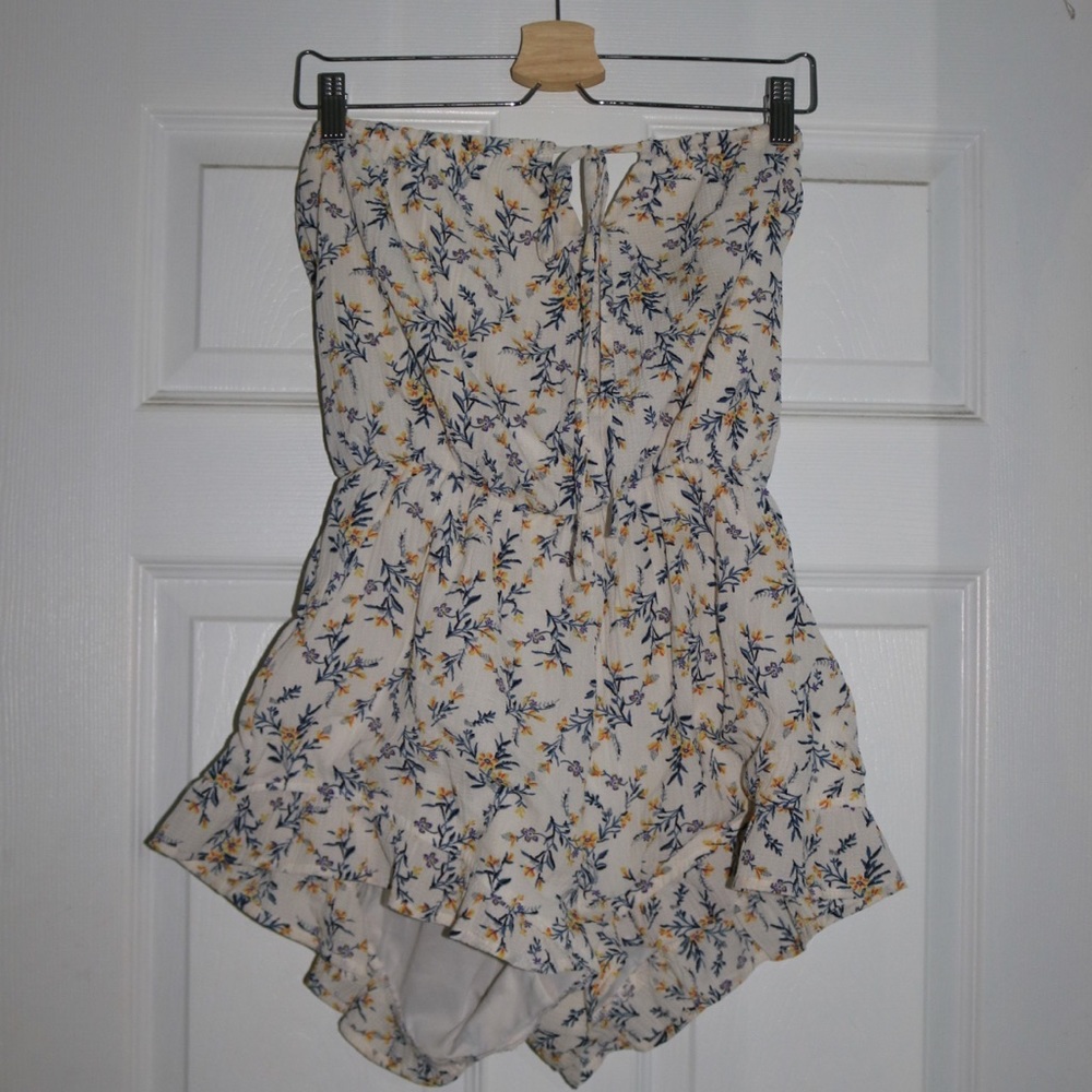 Fashion Nova strapless romper